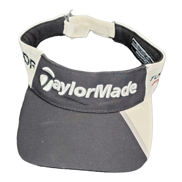 Taylormade Aero Tour Preferred Strapback Sun Visor  Adjustable Gray Sunvisor - Picture 6 of 6